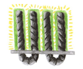 Clean protected fibres Clean protected fibres